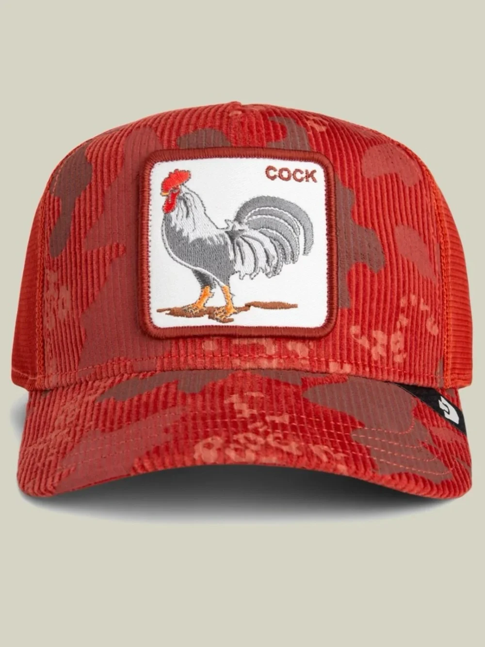 Goorin Bros. “ROOSTER CAMO” Trucker Hat. Mesh SnapBack. NWT.
